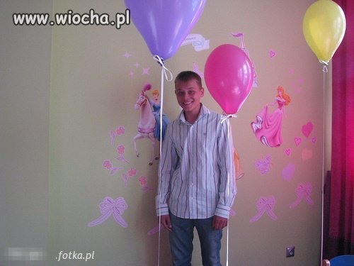 Ale gościu ma sweetaśny pokój