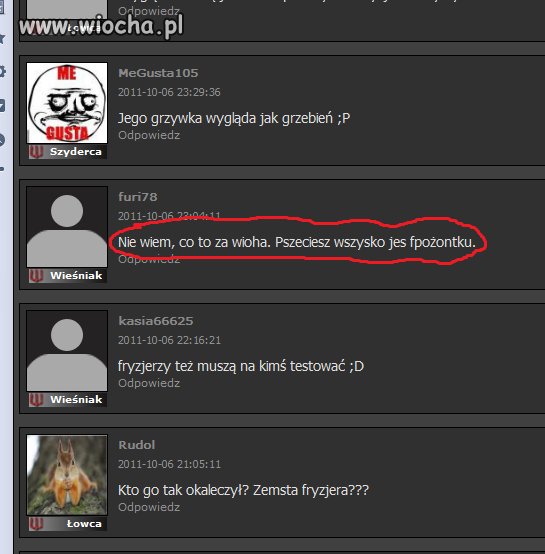 Naucz się najpierw pisać...