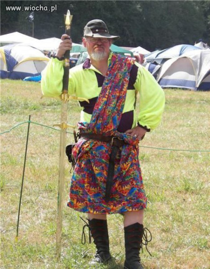 Nie miał kasy na kilt