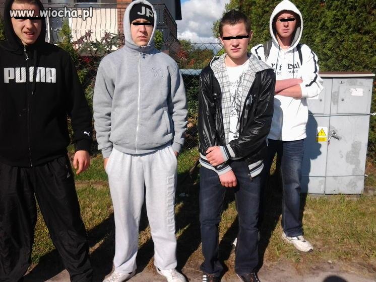 Wiejska gangsterka chłopaki wymiatają