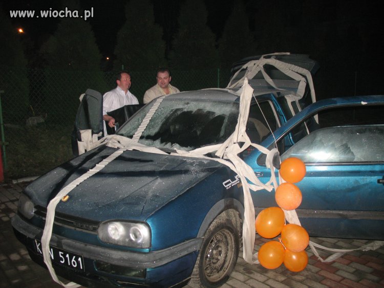 To się nazywa auto weselne?