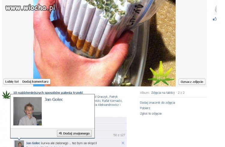 Taki młodzieniaszek z niego