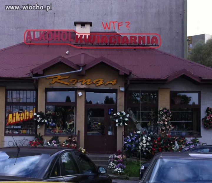 Alkohol-Kwiaciarnia?