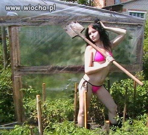 Sesja na działce