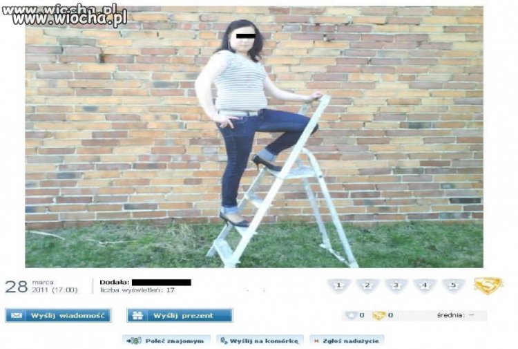 Lans na drabinę.