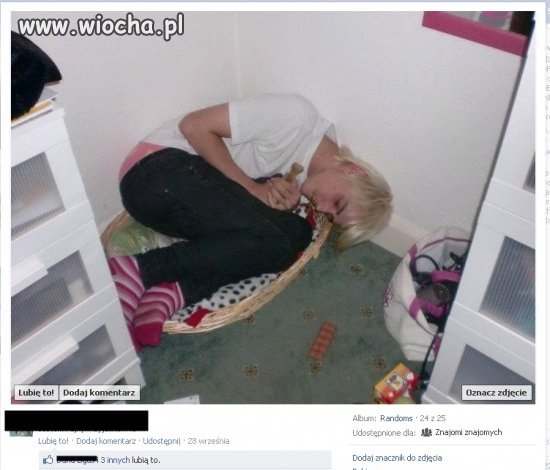 Ach te sexi różowe skarpetki.