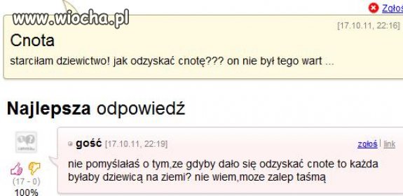 Aż wstyd się przyznać inteligencji, że to Polka. 
