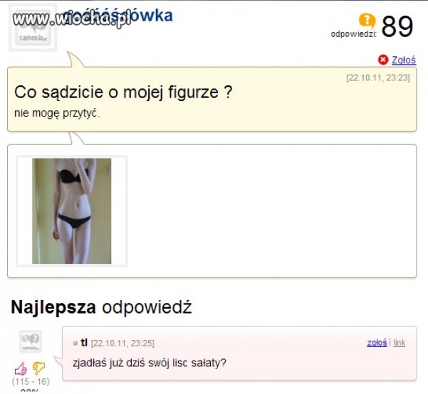 Czy ona wyglada jakby...