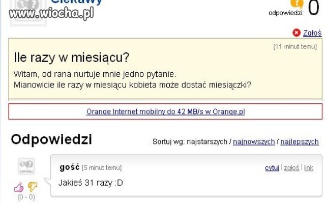 Ciekawość...