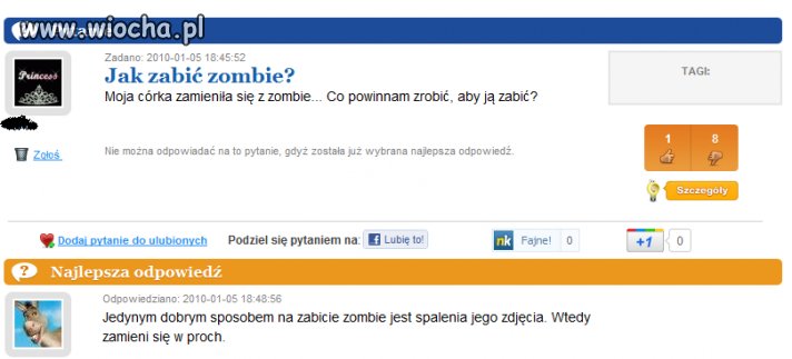 Córeczka zombie!