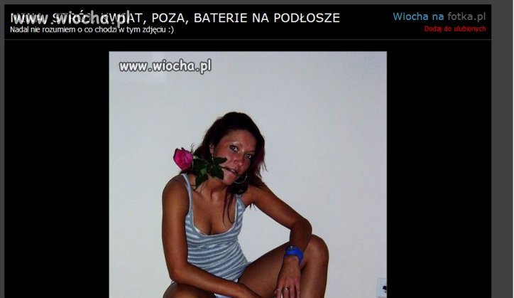 Wiocha w poczekalni ...