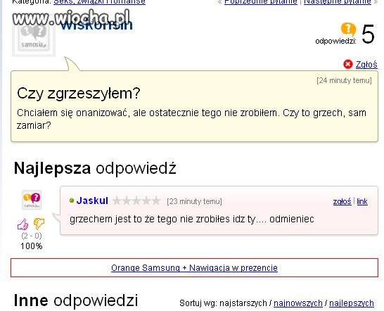 Czy zgrzeszyłem?