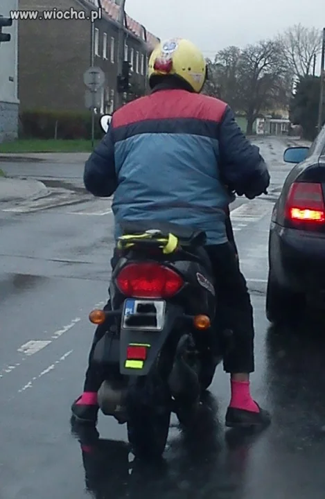 Lans na skuterze