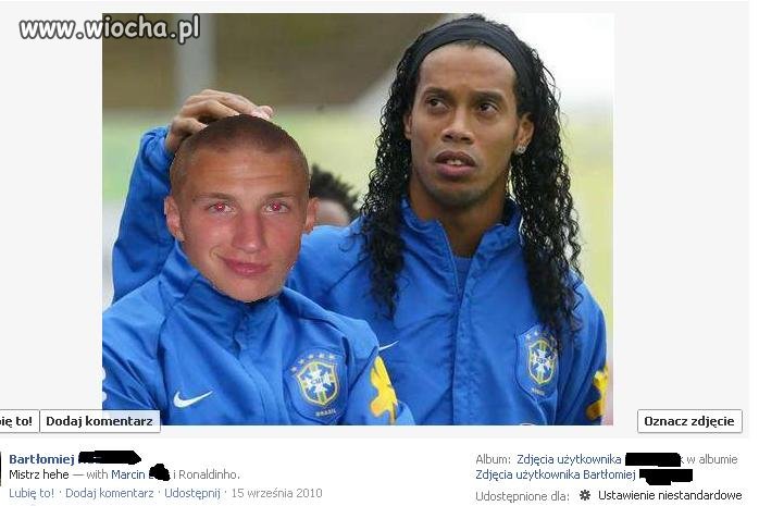 Kolejny "miszcz" photoshopa.