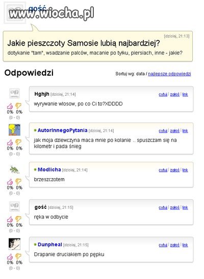 Nie rozumiem jak można zadawać takie pytania.