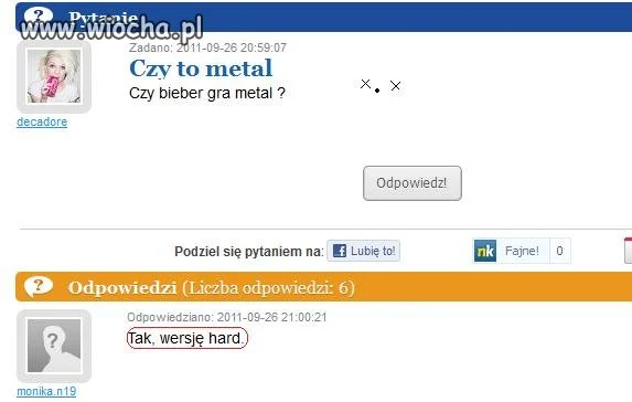 Powalające pytanie