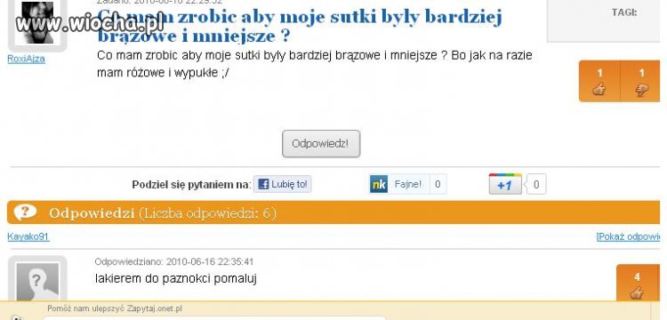 Co mam zrobić aby moje sutki były bardziej brązowe