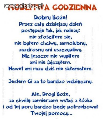 Modlitwa codzienna