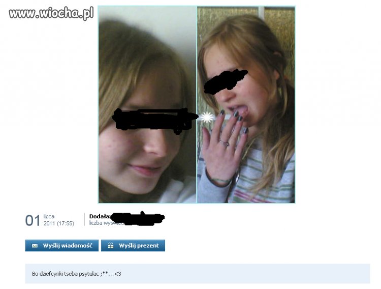 Ona ma 10 lat..
