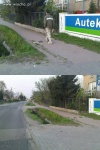 Próg zwalniający przechodniów.