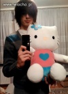Fota w lustrze, emo, hello kity...