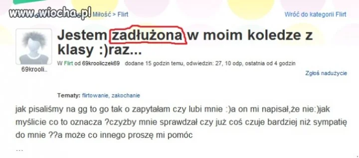 Zadłużona?