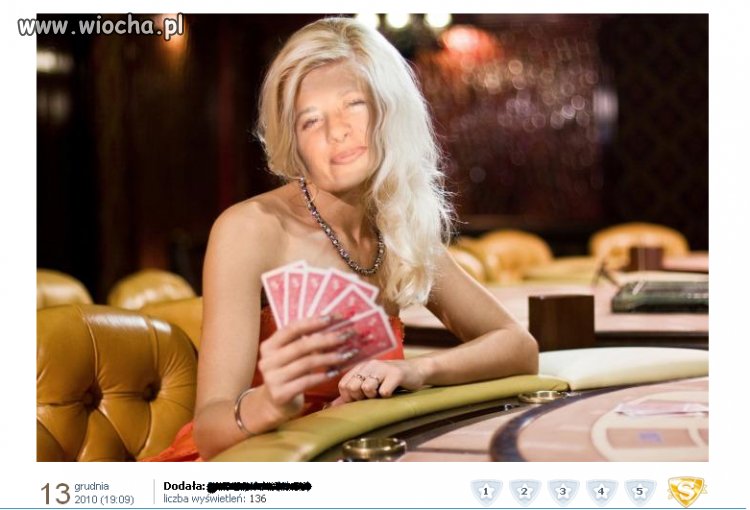 Poker face