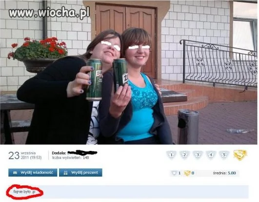13 latki z żubrem.