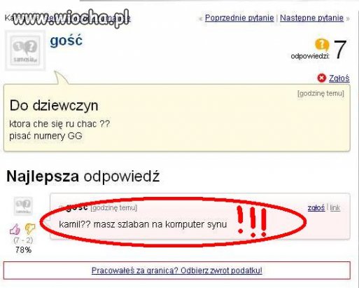 Koleś wiocha!