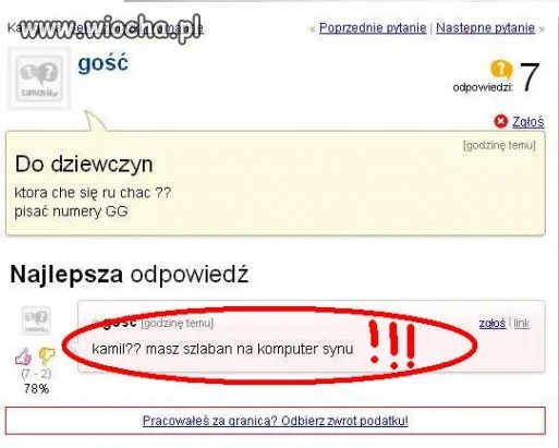 Koleś wiocha!