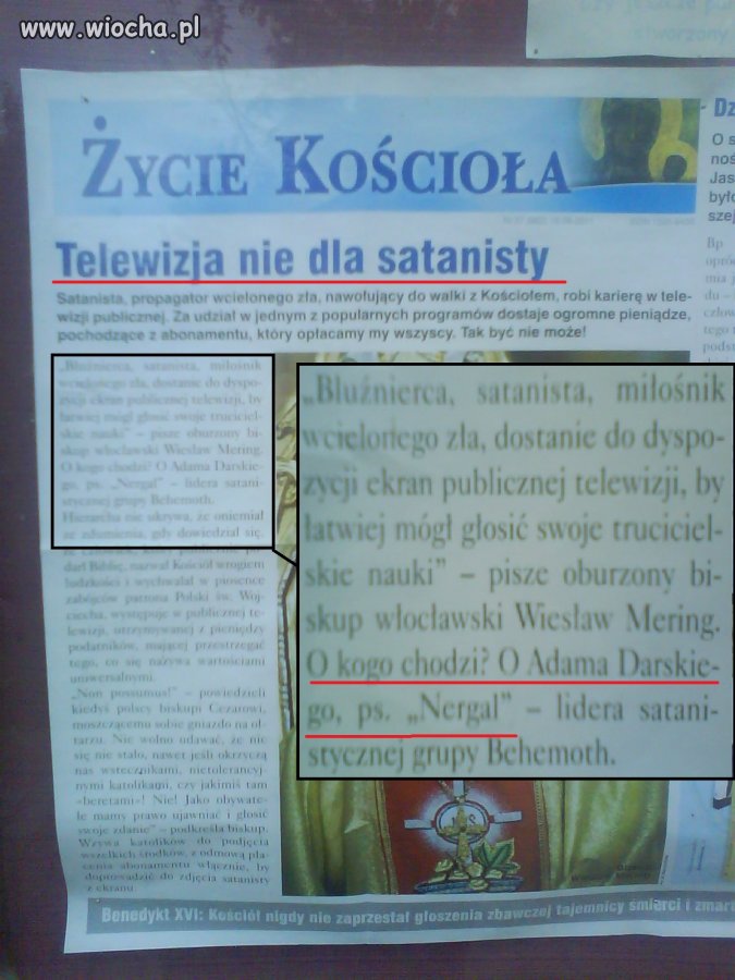 Ach Ci sataniści...