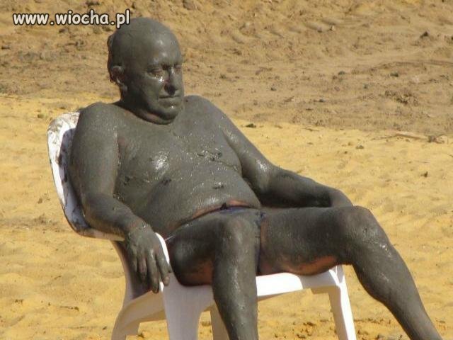 Kąpiel w błotku
