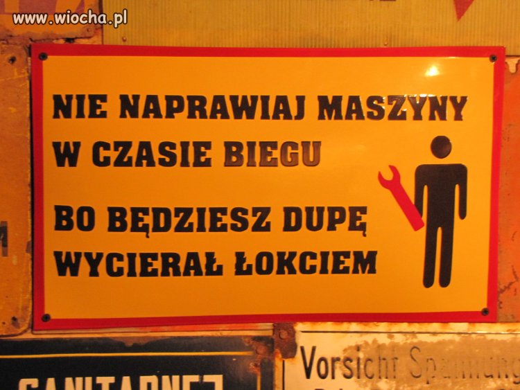 Oryginalna tablica z czasów PRL