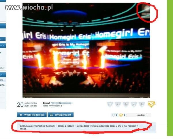 Fanka z widowni 