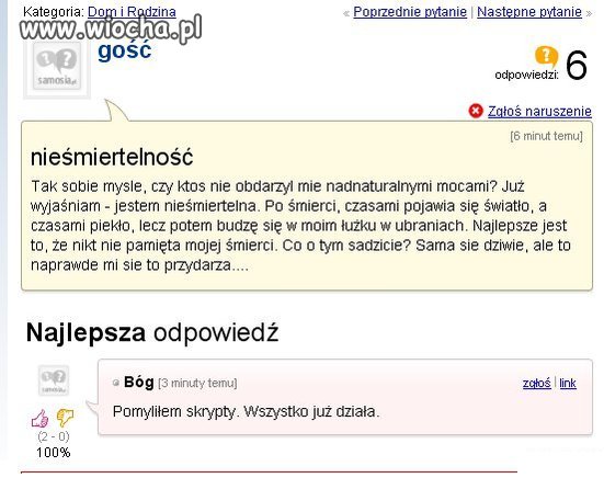 Pomylił skrypty