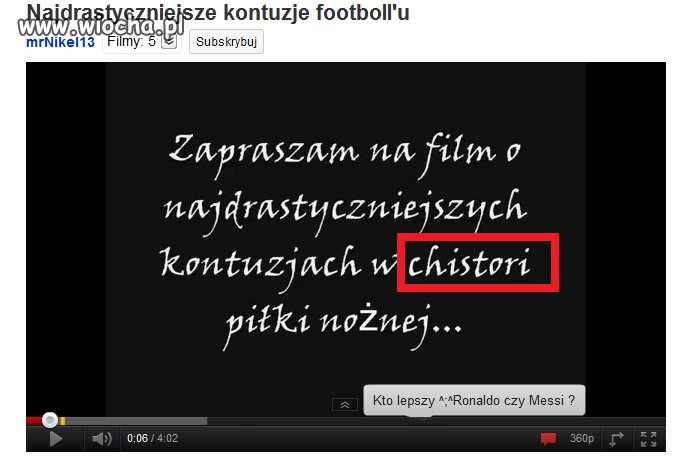 Chistoria analfabety.