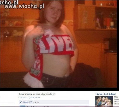 "Jakość straszna, ale poza mi sie podoba"
