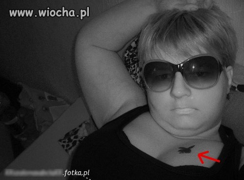 Prawdziwy króliczek playboya z niej...