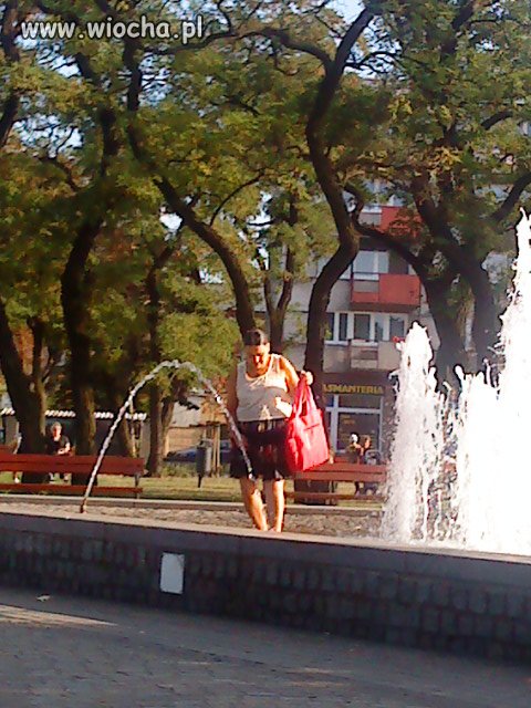 Takie tam w fontannie