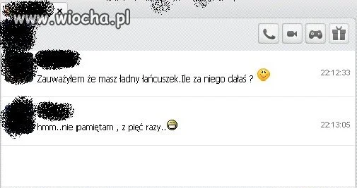 Rozmowa z koleżanką.