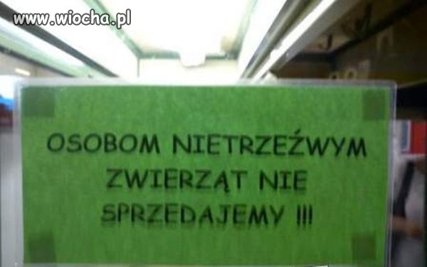 Obowiązkowa wywieszka