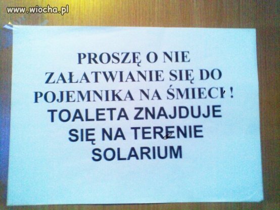 Niespodzianka  w solarium