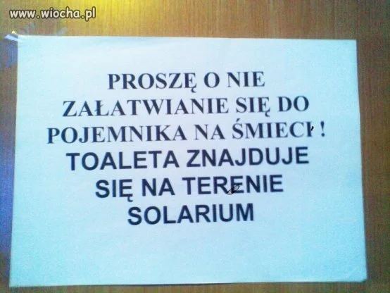 Niespodzianka  w solarium