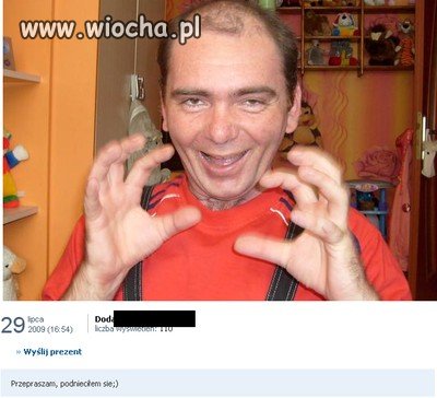 Przepraszam, podnieciłem się