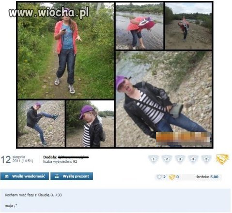 "Kocham mieć fazy z Klaudią D. <33"