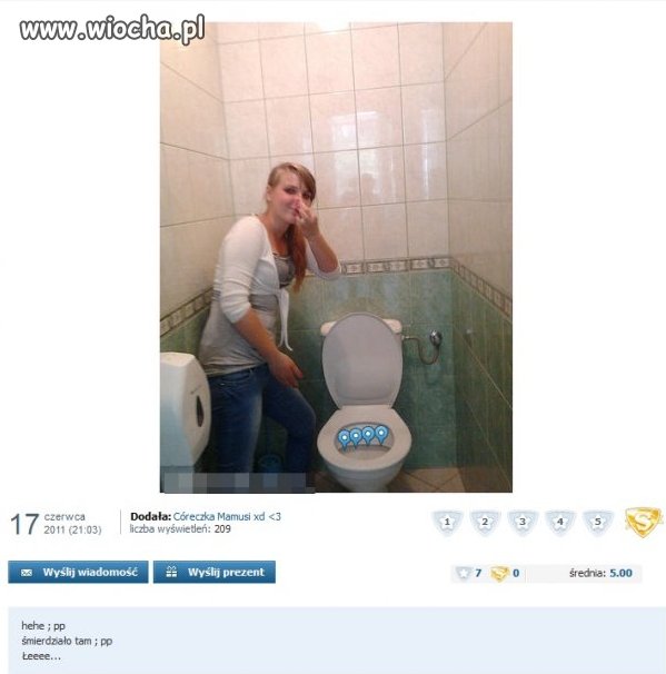 Nie ma to jak słit focia w kiblu...
