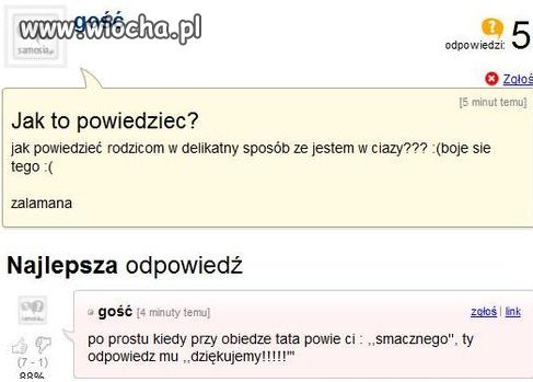 Jestem w ciąży...