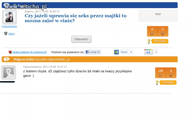 Hhhahahhahaha leżę sex przez majtki!