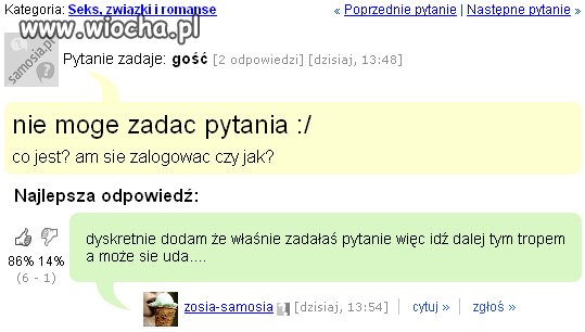 Głupie pytanie...