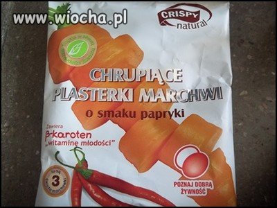 Marchewka o smaku papryki...